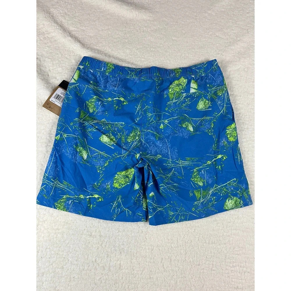 The North Face Mens‎ Wander Short Graphic Print Blue Green Size L NFOA535QIREG